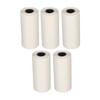 5 Rolls Adhesive Thermal Paper 2.2in Long 1in Wide Printing