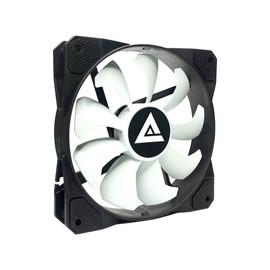 APEVIA 12S-WB 120mm 4pin Molex & 3pin Motherboard Silent Black/White Case Fan