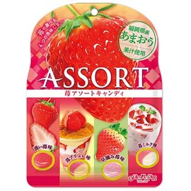 Fanjaku Candy Honpo Strawberry Assorted Candy, 3.3 oz (85 g) x 4 Packs