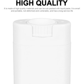 Beaupretty Botellas Exprimibles Portátiles Para Desodorante Crema Contenedores Recargables De Plástico 2.95X1.37X0.78In Para Lociones Ungüentos Viaje