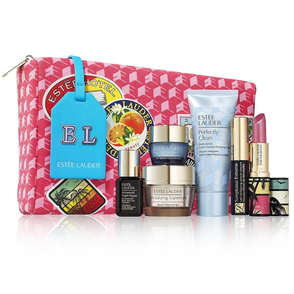 Estee Lauder 7pcs 24-Hour Firm & Hydrate System Set Includes Revitalizing Supreme+ Creme, Advanced Night Repair Serum (Worth over $140!)