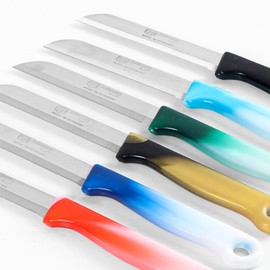 Edelstahl Rostfrei Solingen 6’lı Renk Geçişli Meyve Bıçağı, 6'lı Meyve Bıçağı