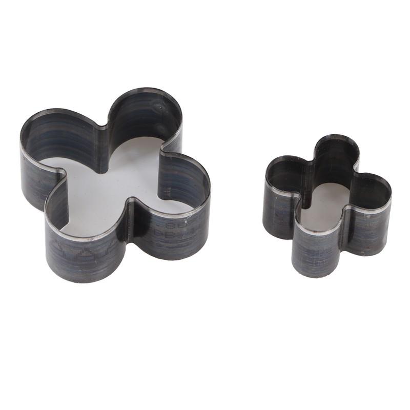 2 Pcs Flower Leather Cutting Die Alloy Steel Sharply 4