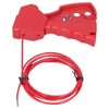 Cable Lockout High Temperature Resistance Corrosion Resistant Nylon Adjustable Safety