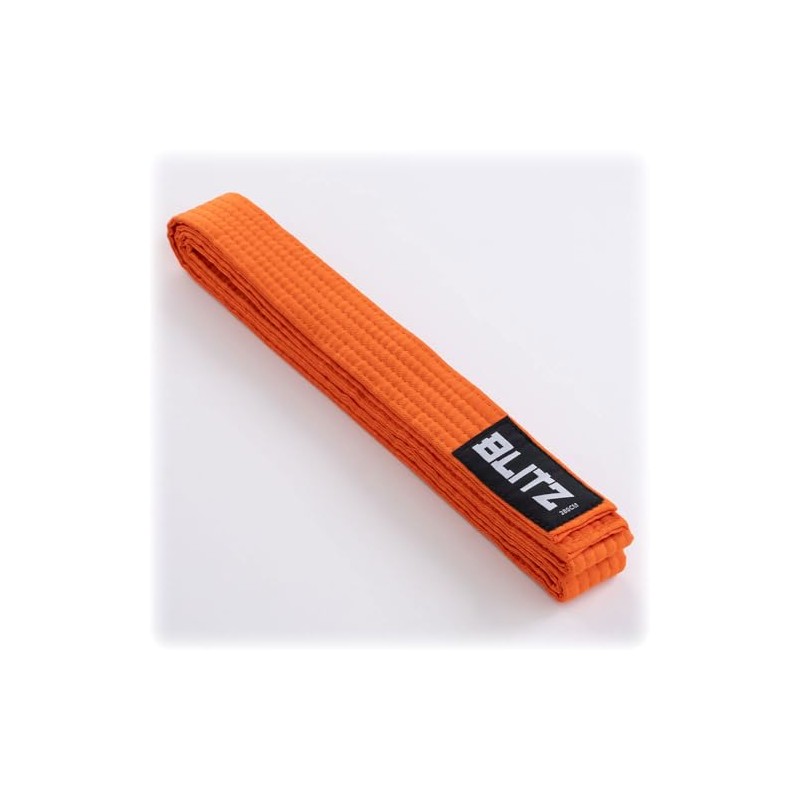 Blitz Plain Coloured Lightweight Belt - Orange - 280cm
