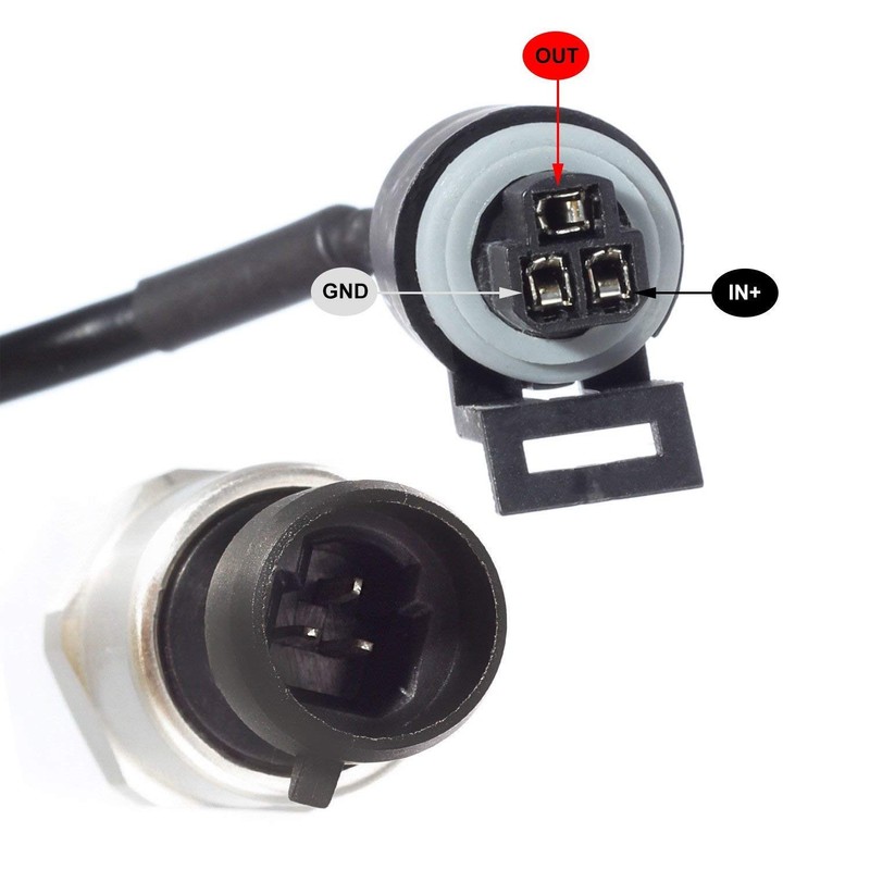 FASTROHY 0.5-4.5V 60 Psi Universal Pressure Transducer Sender/Sensor Solenoid for