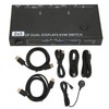 DisplayPort KVM Switch 2 In 2 Out 8K 30Hz 4