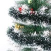 CCINEE Artificial Christmas Garland with Snow for Mantle Stairs Fireplace