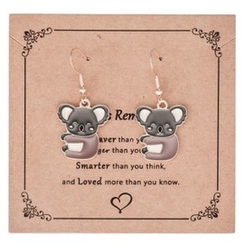 Koala Gifts for Women Earrings Cute Adults Koala Bear Teachers Earing Jewelry Koala Earrings