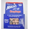 Mack's Lot of 2 Mack's Ultra Soft Foam Earplugs 33dB