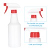 PATIKIL 500ml/16oz Plastic Spray Bottles, 4pcs Adjustable Nozzle Leak Proof
