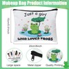 saerryor Frog Gifts for Women Girls,20oz Insulated Tumbler Socks Makeup