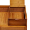 ZGEXING 7 Tier Bamboo Shoe Rack, Brown Shoe Storage Cabinet,