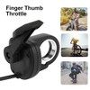 Finger Thumb Throttle Ergonomic Design 20-22mm DIA Handlebar for Electric
