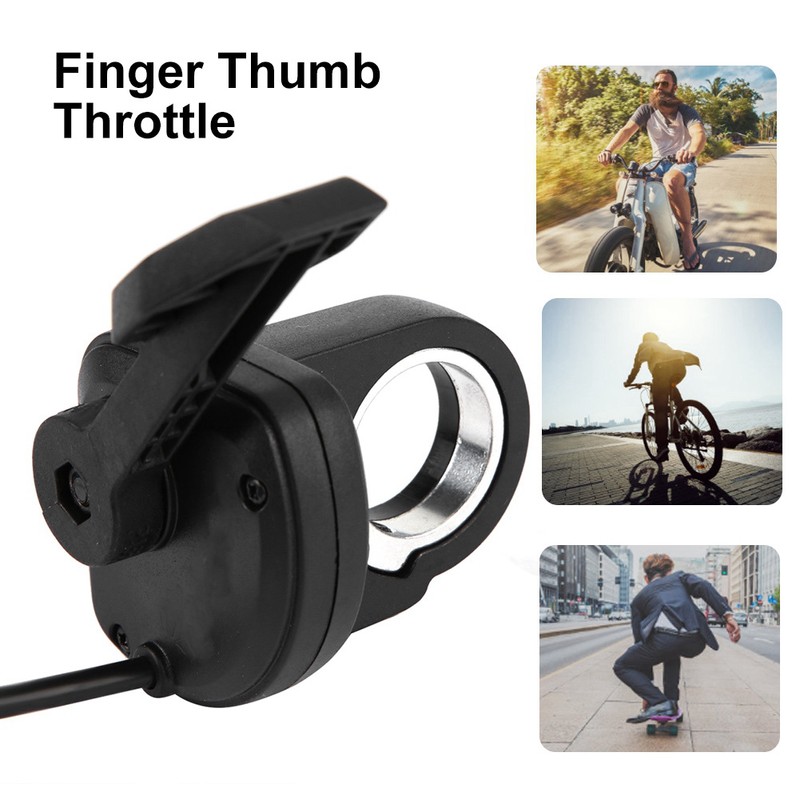 Finger Thumb Throttle Ergonomic Design 20-22mm DIA Handlebar for Electric