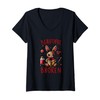 Womens Beautifully Broken Voodoo Doll - Resilience Gothic Art V-Neck