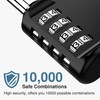 Puroma 10 Pack Combination Lock for Locker 4 Digit Outdoor