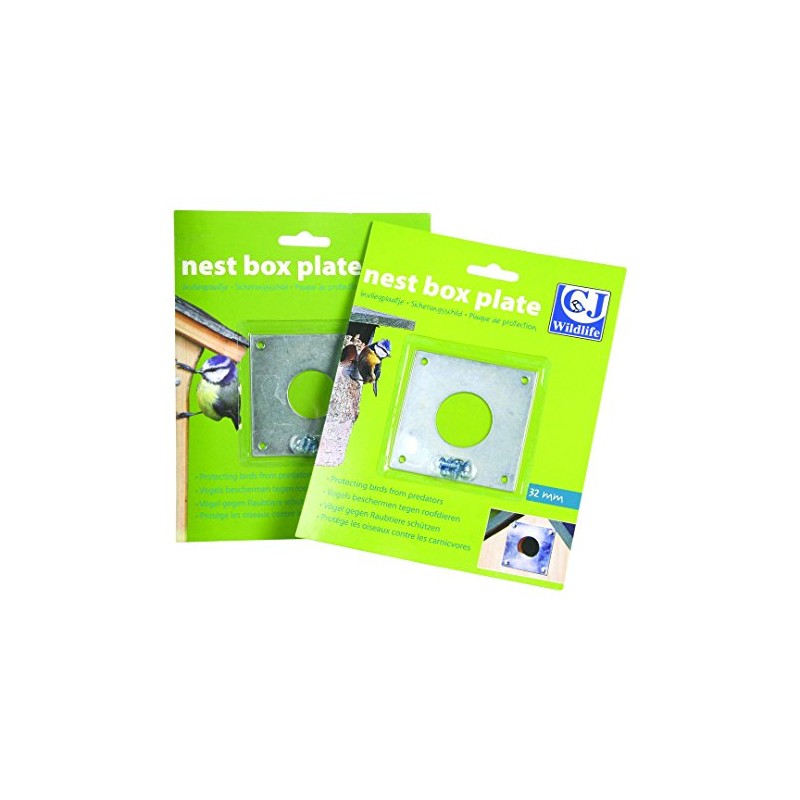 C J Wildbird Foods Limited Nest Box Protection Plate 32mm