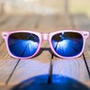 Retroxic Sunglasses for Men and Women, Pink ice matte