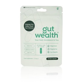 Gut Wealth 28 Daily Capsule: 28 Days, Gut Health, Calmer Digestion, Reduces Urgency & Bloat