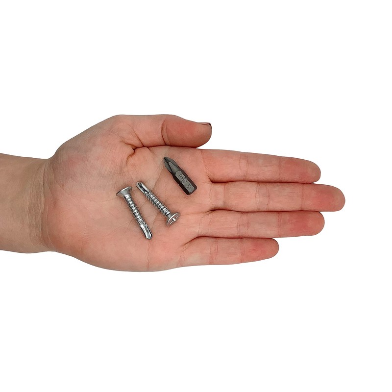 Pack of 50 DIN 7504 P Galvanised Steel 5.5 x