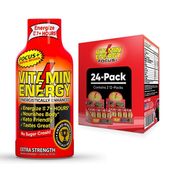 Energy Drink - Sugar Crash Free and Keto/Vegan Friendly Shots