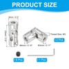 PATIKIL Rotatable Universal Steering Shaft 3mm to 4mm Inner Dia,