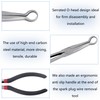 Spark Plug Remover, Professional O-Ring Spark Plug Pliers with 27.5