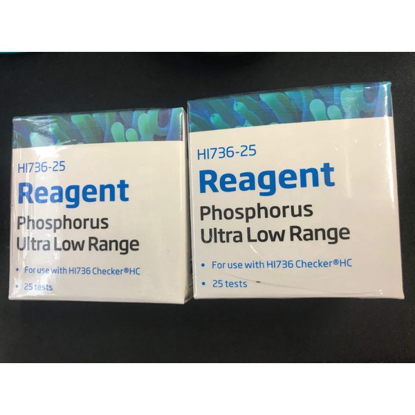 Two-Pack: Hanna Instruments HI 736-25 Phosphorus Reagents (50 Tests)