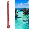 150x15cm Scuba Diving Surface Marker Buoy High Visibility Inflatable Surface