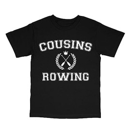 BLNKLV The Summer l Turned Pretty Cousins Rowing T-Shirts (as1, Alpha, m, Regular, Regular, Black)