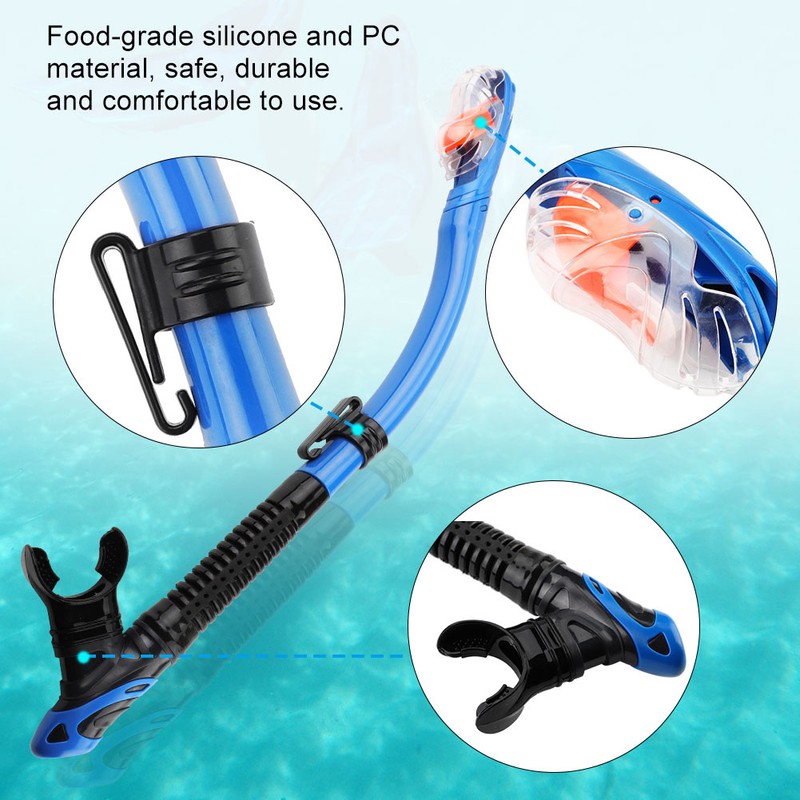 KEEP DIVING Full Dry Breathing Tube Diving Swimming Snorkel Underwater