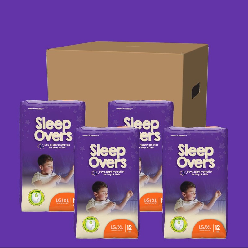 SleepOvers by Cuties, Bedwetting Underwear for Girls and Boys, Large/X-Large