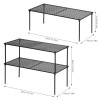 Astotsell 2-Pack Kitchen Cupboard Shelf Organizer for Cabinet Expandable &