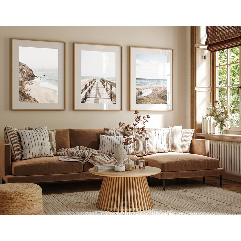 Set of 3 Beach Wall Art Prints (A3)