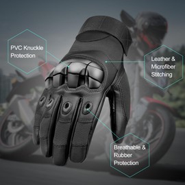 gzerma Motorcycle Gloves Men's Tactical Gloves Touchscreen Military Tactical Gloves Breathable Cycling Gloves for Hiking, Hunting, Airsoft, Military, Paintball