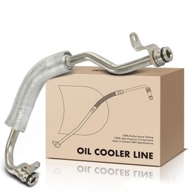 Frankberg 1 x oil pipe turbocharger petrol compatible with 3 Series E90 335i B3 E90 B3 Cabriolet E93 B3 Coupe E92 1 Series Cabriolet E88 135i 1 Series Coupe E82 135i M Replace# 11537558903