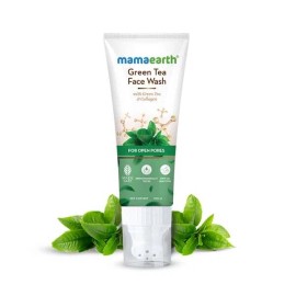 MAMAEARTH GREEN TEA FACEWASH |Removes Dirt & Impurities | Deeply Cleanses| 100ml