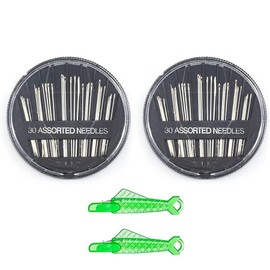 60 Pcs Sewing Needles, Needles for Sewing, Darning Crochet Needles for Wool, Tapestry Needle for DIY Needlework Hand Stitching and Crafting