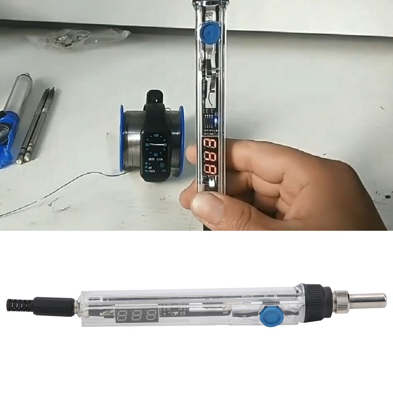 Electric Soldering Iron Handle Digital Display ABS Industrial Supplies T12