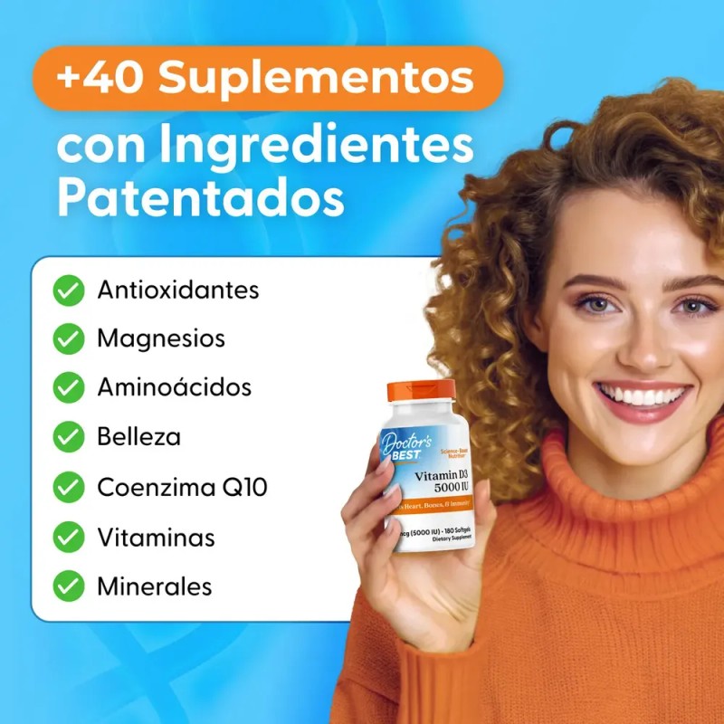 Vitamina D3 5000 UI | Vitamin D3 de Alta Potencia