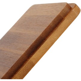 Bekith 3 Pack Tea Sugar Coffee Canister Set with Bamboo Lids Kitchen Storage, 11 x 11 x 14.1CM (Black)