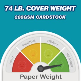 Chell Thick Ruled Index Cards 3x5 Inch Heavyweight, 100 Count, Ruled Front and Blank Back, 74 lb. Cover Weight, White