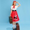 Breathffy Women Sock Hop Costume 1950s Poodle Skirt Costume Outfit