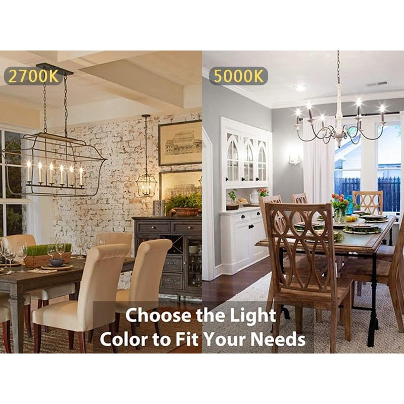 KINUR E12 Candelabra led Light Bulbs 4 Watt (40 Watt