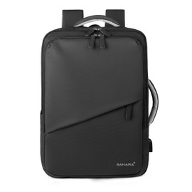 SAHARA - Multi-Compartment Travel & Laptop Backpack with USB Charging Port for Laptops up to 16-inch, Black, (LT00099)