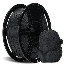 FLASHFORGE Carbon Fiber PLA Filament 1.75mm, Carbon Fiber Reinforced PLA 3D Printer Filament, 1KG Spool Dimensional Accuracy +/- 0.02mm, High Strength & High Abrasion-Resistance (Volcanic Rock Gray)
