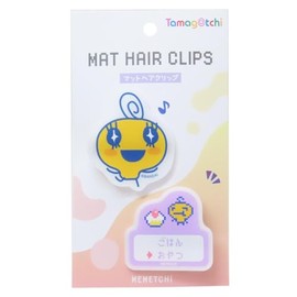 Tamagotchi Matt Hair Clip Kamio Japan Cute Pin Bangs Hair Accessory Mamecchi Mimicchi Kuchi Mecchi 22104_Megecchi 0448