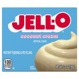 Jell-O Cook and Serve Coconut Cream Pudding, 3.4 oz Box