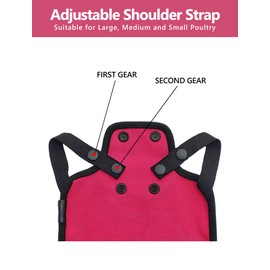 BibiBirds Chicken Saddle - Durable and Comfortable Poultry Protection - Adjustable Fit for Hens - Lightweight and Breathable Design - 2P